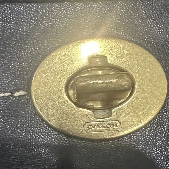 Coach Black Leather Hobo Bag with Gold Hardware - Picture 6 of 6